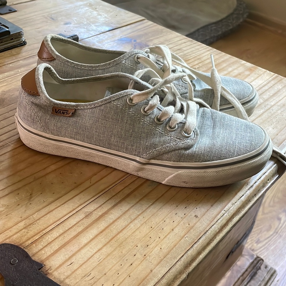 Gray Tie Vans